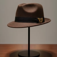 SOULFUCKTRY ハット フェルトハット ２種 ピンズ ブラウン メンズ レディース ストリート
