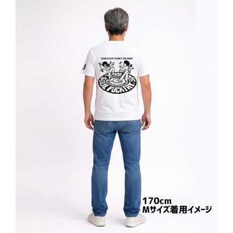 SOULFUCKTRY Tシャツ モノクロ バックプリント 半袖 赤 メンズ レディース ストリート