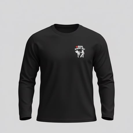 SOULFUCKTRY Tシャツ  ワンポイント 黒 メンズ レディース ストリート