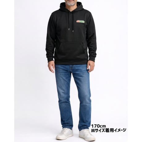 SOULFUCKTRY パーカー フーディー  ワンポイント バックプリント 黒 メンズ レディース ストリート