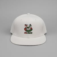 SOULFUCKTRY キャップ フロントロゴ 白黒 メンズ レディース ストリート