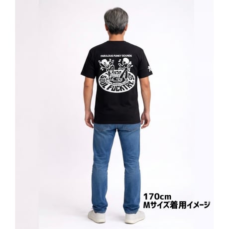 SOULFUCKTRY Tシャツ モノクロ バックプリント 半袖 黒 メンズ レディース ストリート