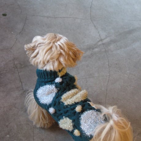 504 X'mas Ver pet knitwear