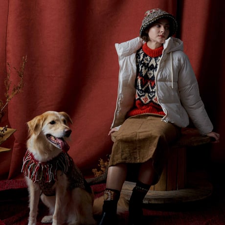 306 Vintage retro irish pet sweater