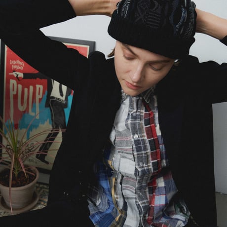 308 Vintage Multi-Tissue Knit Beanie