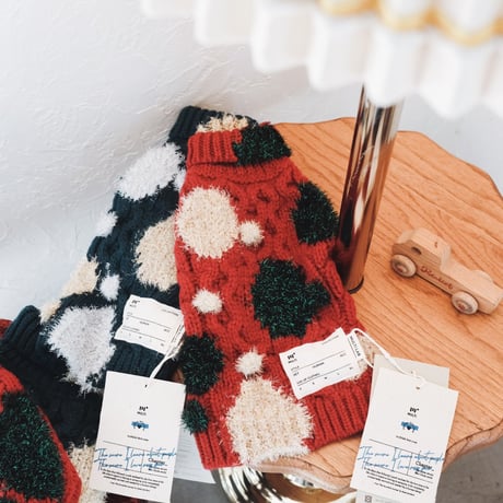 504 X'mas Ver pet knitwear