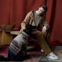 305 Vintage irish pet sweater
