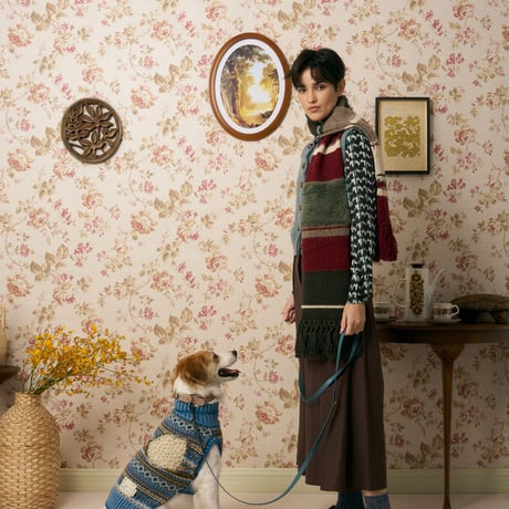 505 Fair Isle pet knitwear with Crochet patchwork