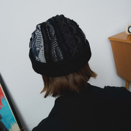 308 Vintage Multi-Tissue Knit Beanie