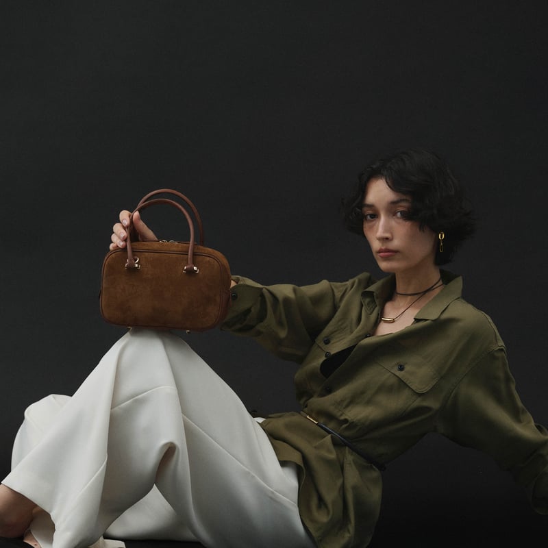 新品 herlipto Suede Mini Boston Bag Camel茶 新品 herlipto Suede Mini Boston Bag Camel茶 - メルカリ