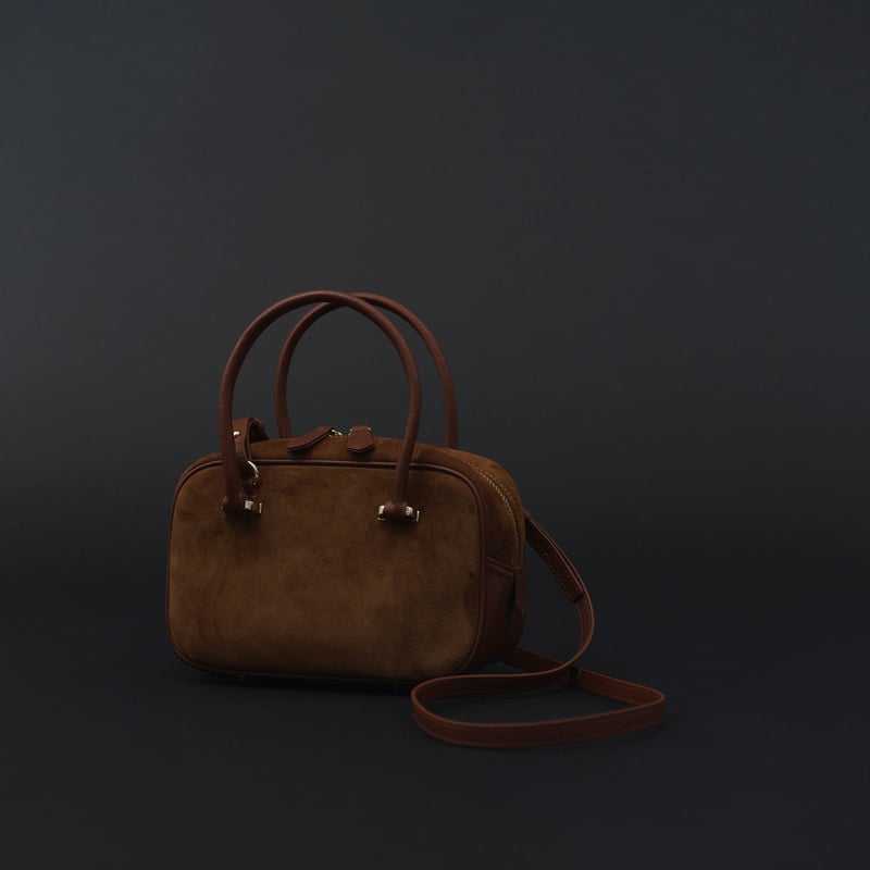 みかりん　MIスエードバッグ Suede City Boston【Camel】 | MI