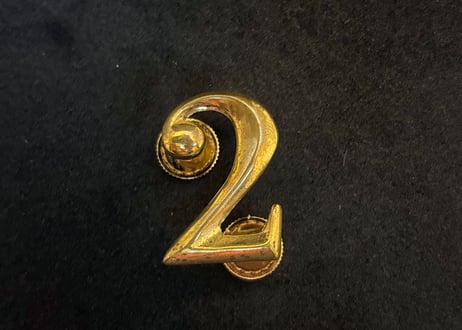 【PARASITE/パラサイト】　NUMBER 2 CHARM -HIGH PINS BRASS-