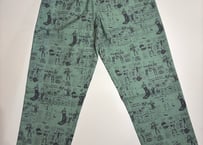 【MONSTOR TIMES/モンストアタイムズ】　MONSTOR INSTRUCTIONS Pants　GREEN