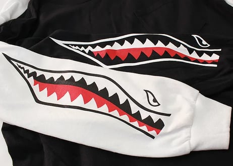 【PARASITE/パラサイト】SHARK MOUTH「電光石火」 POCKET LONG T-SHIRT