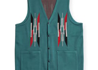 【WESTRIDE/ウエストライド】　26SS NGT NATIVE VEST　TURQUOISE