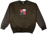 【HWZN BROSS/ハウゼンブロス】　GRIM REAPER SWEAT SHIRTS 8.0oz　CHOCOLATE