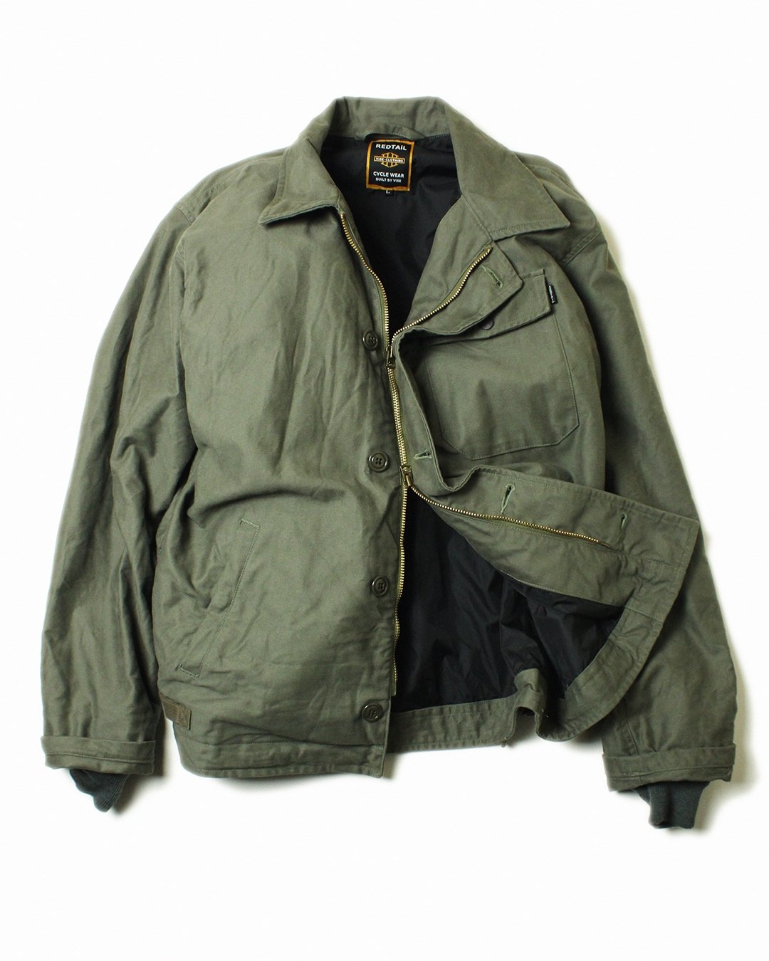 ViSE CLOTHING/バイスクロージング】VA-2L MC Jacket KHAKI 