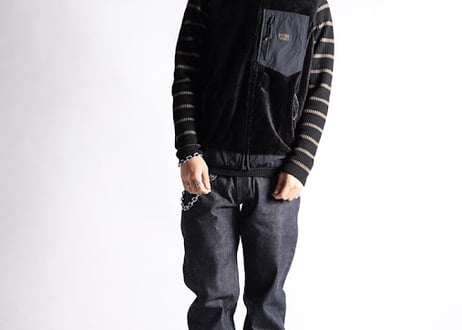 【WEST RIDE/ウエストライド】JACKSPEAK VEST FLEECE