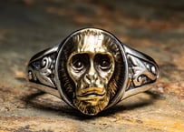 【PARASITE/パラサイト】　PST THIN RING MONKEY -BRASS-
