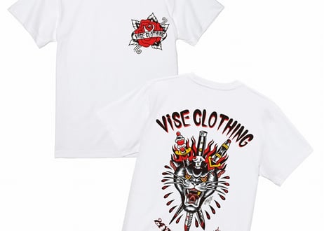 【ViSE CLOTHING/バイスクロージング】　BRF-V24 S/S T-Shirt　WHITE