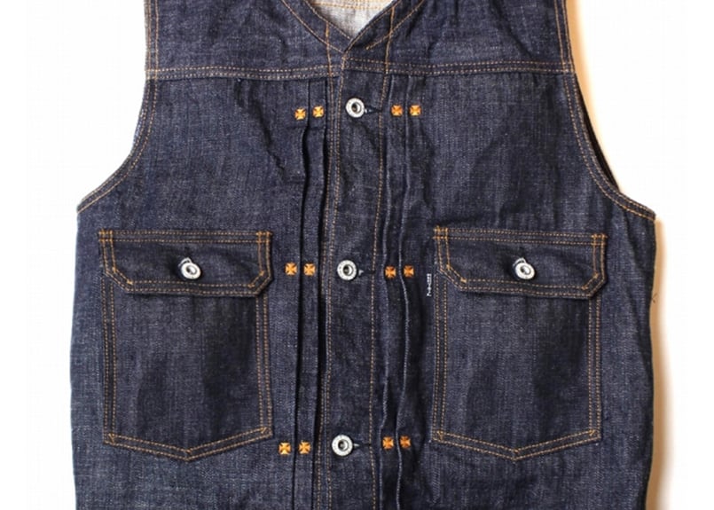 ViSE CLOTHING/バイスクロージング】 26_Cross Denim Vest 6