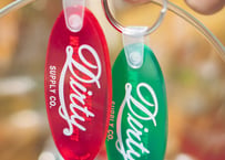 【AT-DIRTY/アットダーティー】　STAY DIRTY CLEAR KEYHOLDER