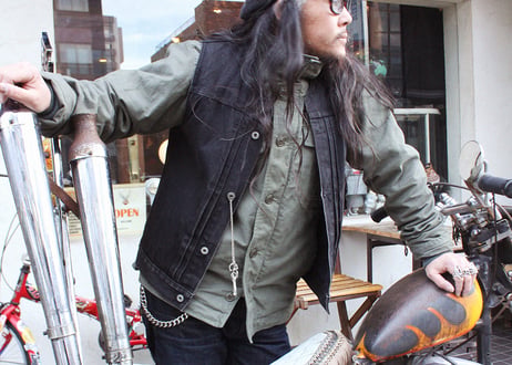 【ViSE CLOTHING/バイスクロージング】VA-2L MC Jacket　KHAKI