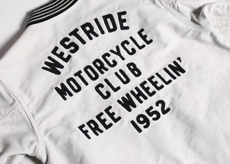【WESTRIDE/ウエストライド】　FREE WHEELIN’ JACKET　IVORY