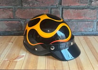 【THE FRONT/ザ フロント】　"CRAZY CUSTOM " HELMET Shorty4　BLACK