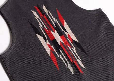 【WESTRIDE/ウエストライド】　26SS NGT NATIVE VEST　CHARCOAL