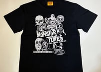 【MONSTOR TIMES/モンストアタイムズ】　Monstor Special 1 Tee Shirt　BLACK