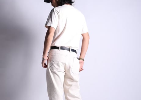 【WESTRIDE/ウエストライド】　 W&R W FLAP PANTS　CREAM
