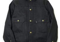 【ViSE CLOTHING/バイスクロージング】Cross Denim Jacket　BLACK