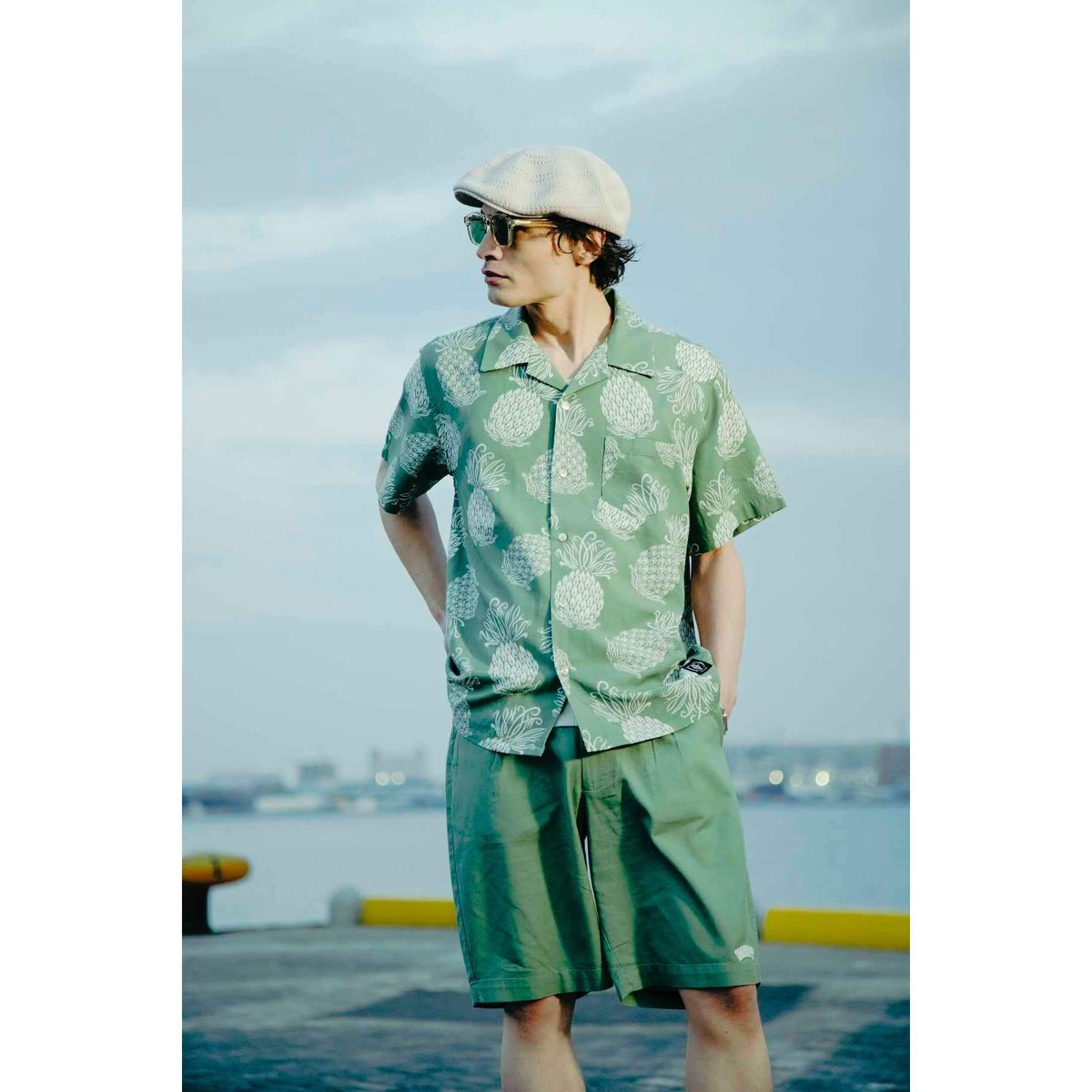 DRESS HIPPY/ドレスヒッピー】 PINEAPPLE S/S SHIRT | THE