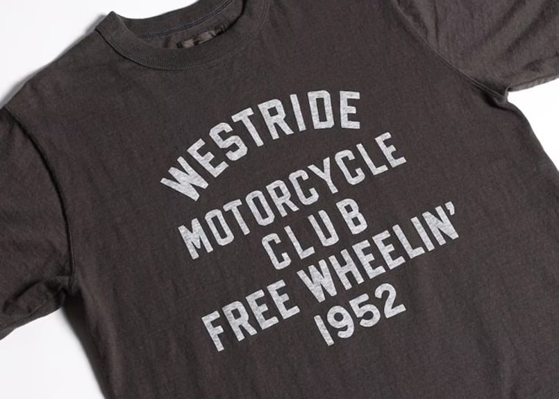 WEST RIDE/ウエストライド】 V.PT.TEE.26-01 VINTAGEBLACK