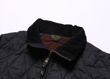 【WESTRIDE/ウエストライド】　MID VENTILE JKT　BLACKDENIM