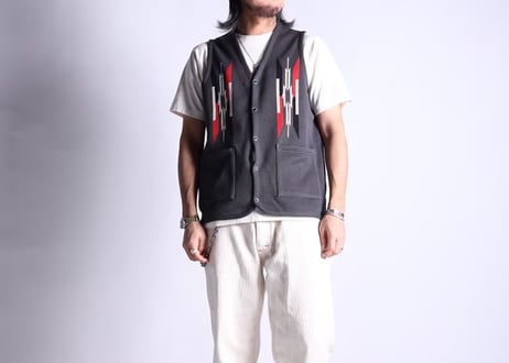 【WESTRIDE/ウエストライド】　26SS NGT NATIVE VEST　CHARCOAL
