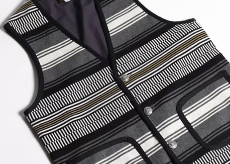 【WESTRIDE/ウエストライド】　NGT RUG W FACE VEST RUG