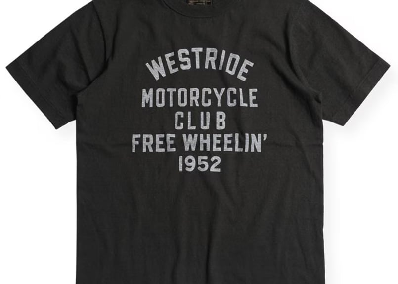 WEST RIDE ヴィンテージＴシャツ WEST RIDE/ウエストライド】 V.PT.TEE.26-01 VINTAGEBLACK