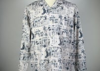 【MONSTOR TIMES/モンストアタイムズ】　MONSTOR INSTRUCTIONS Shirt　IVORY