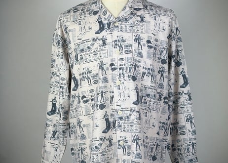 【MONSTOR TIMES/モンストアタイムズ】　MONSTOR INSTRUCTIONS Shirt　IVORY