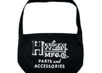 【HWZN BROSS/ハウゼンブロス】　NEWSPAPER BAG　BLACK