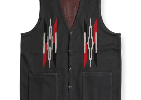 【WESTRIDE/ウエストライド】　26SS NGT NATIVE VEST　CHARCOAL