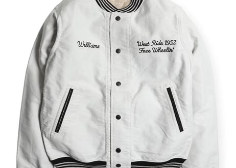 【WESTRIDE/ウエストライド】　FREE WHEELIN’ JACKET　IVORY