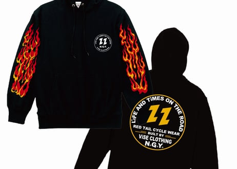 【ViSE　CLOTHING/バイスクロージング】　V22-ZF Pull Over Parka　RED