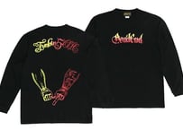 【PARASITE/パラサイト】FUCKIN 5-OH L/S T-SHIRT　BLACK