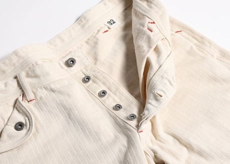 【WESTRIDE/ウエストライド】　 W&R W FLAP PANTS　CREAM