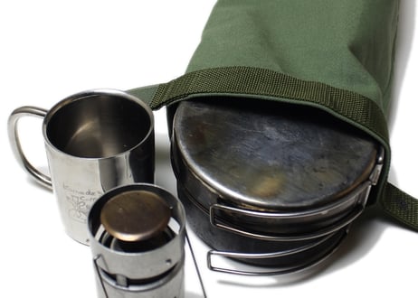 【ViSE CLOTHING/バイスクロージング】DUFFLE BAG-2 SXL(2個セット)　KHAKI