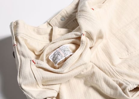 【WESTRIDE/ウエストライド】　 W&R W FLAP PANTS　CREAM