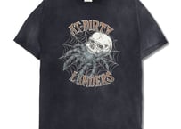 【AT-DIRTY/アットダーティー】　SKULL SPIDER S/S TEE　W.BLACK